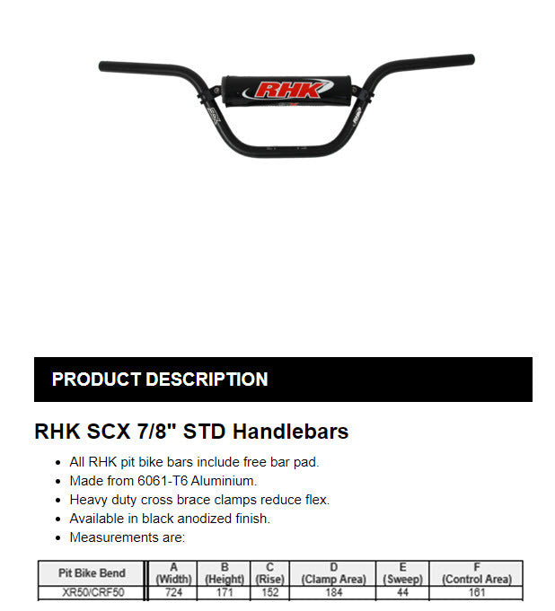 RHK Bars